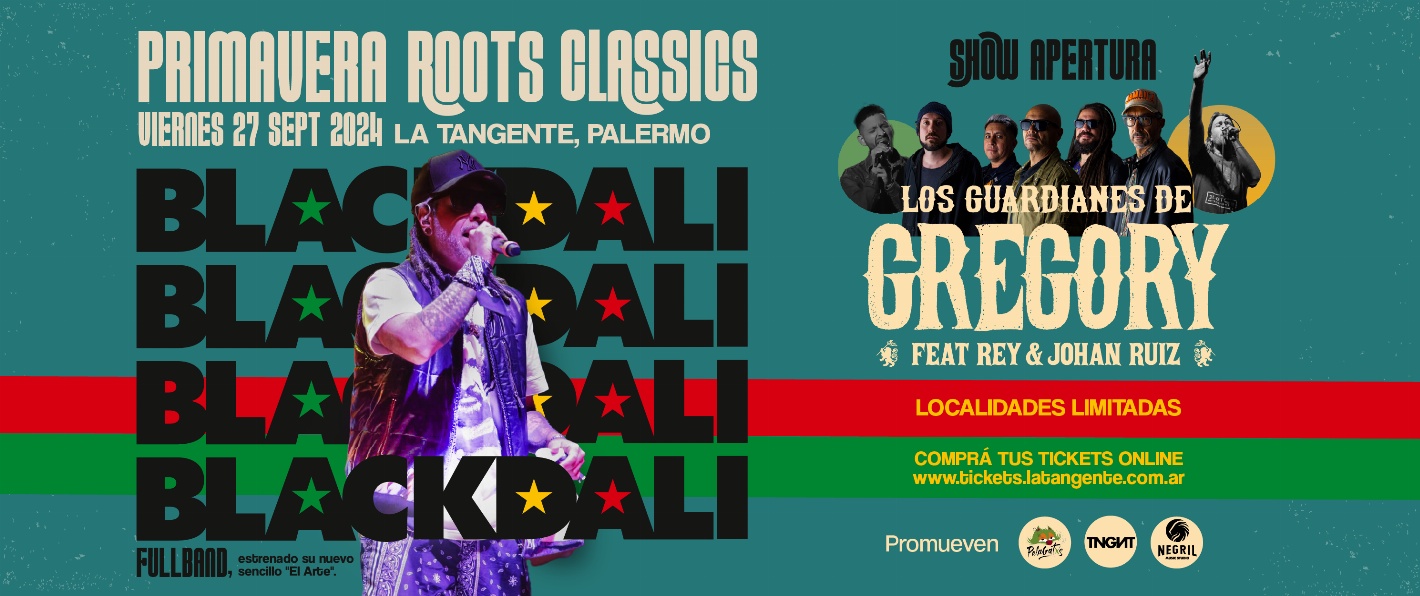 BLACKDALI (FULL BAND) & LOS GUARDIANES DE GREGORY  feat Rey y Johan Ruiz